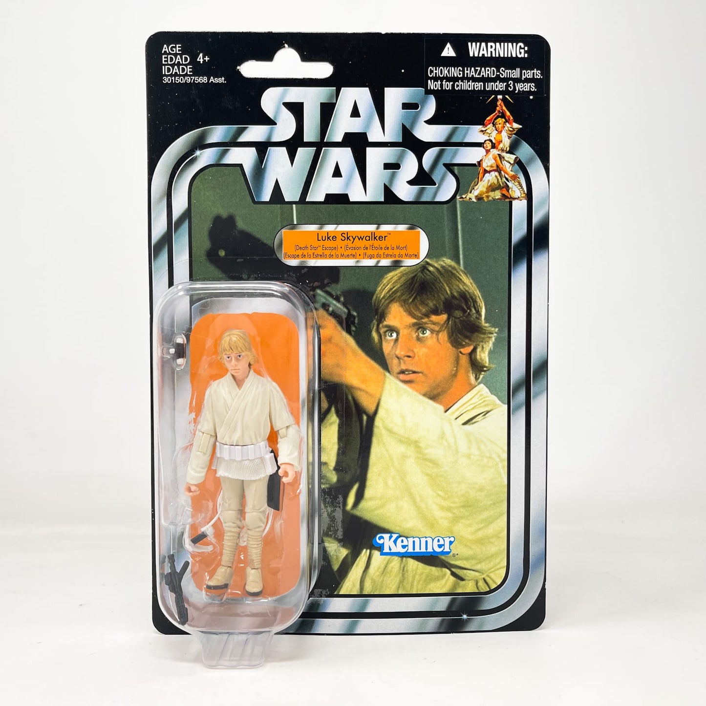 Vintage Hasbro Star Wars Vintage Collection Carded VC039 Luke Skywalker - Death Star Escape (Canadian Cardback) 2011 - The Vintage Collection