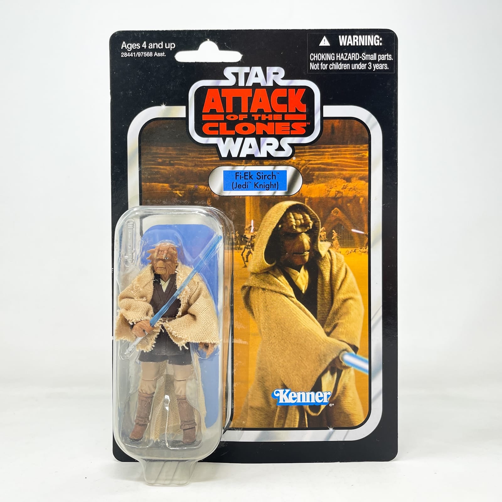 Vintage Hasbro Star Wars Vintage Collection Carded VC049 Fi-Ek Sirch (Jedi Knight) 2011 - Habsro Vintage Collection