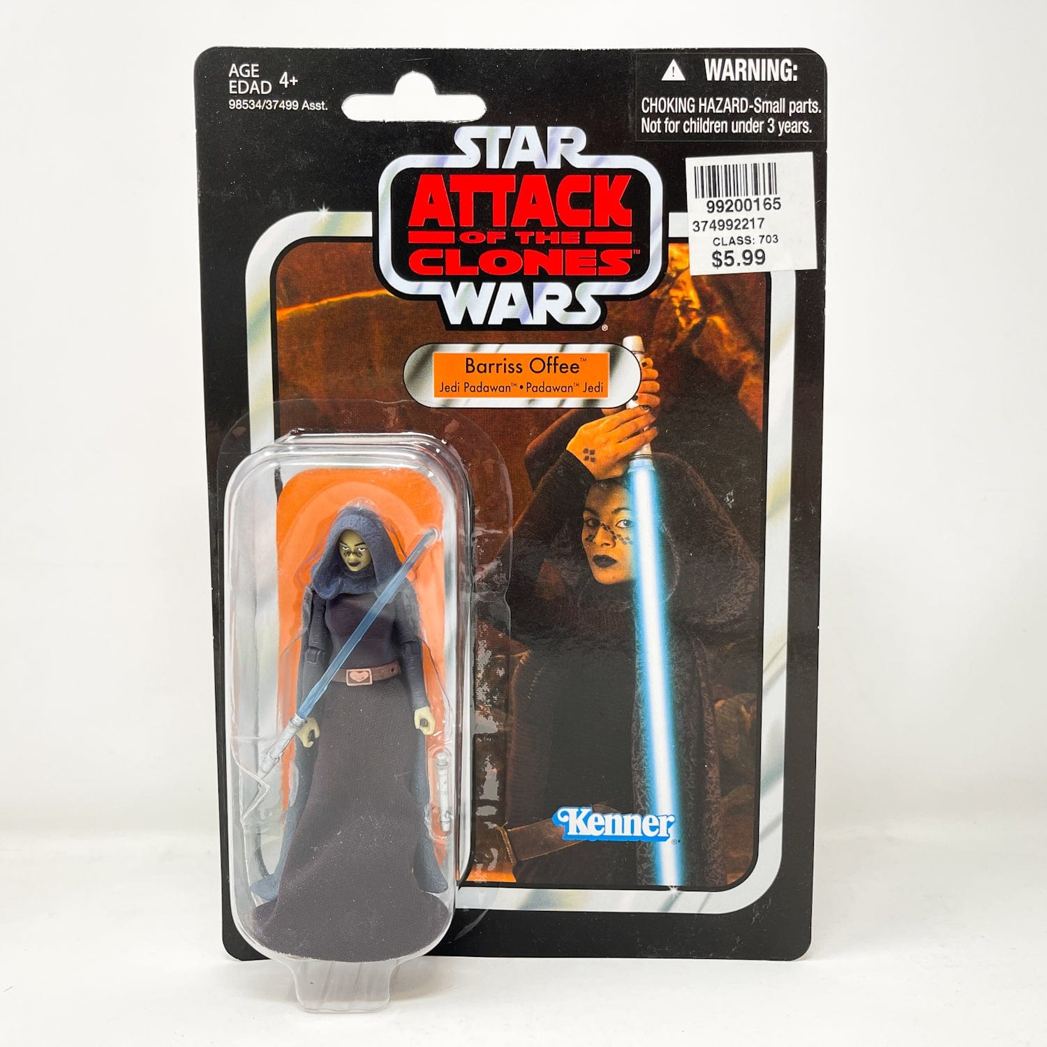 Vintage Hasbro Star Wars Vintage Collection Carded VC051 Barriss Offee- Offerless Canadian Cardback - The Vintage Collection