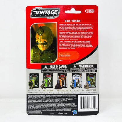 Vintage Hasbro Star Wars Vintage Collection Carded VC053 Bom Vimdin - Canadian Cardback - The Vintage Collection Hasbro Star Wars