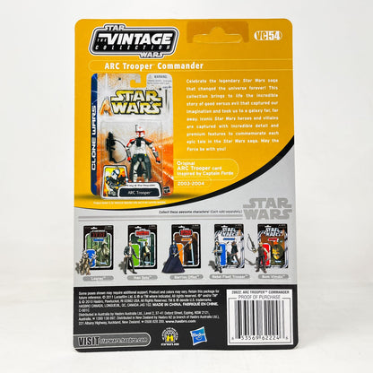 Vintage Hasbro Star Wars Vintage Collection Carded VC054 ARC Trooper Commander (2011) Unpunched - The Vintage Collection Hasbro Star Wars