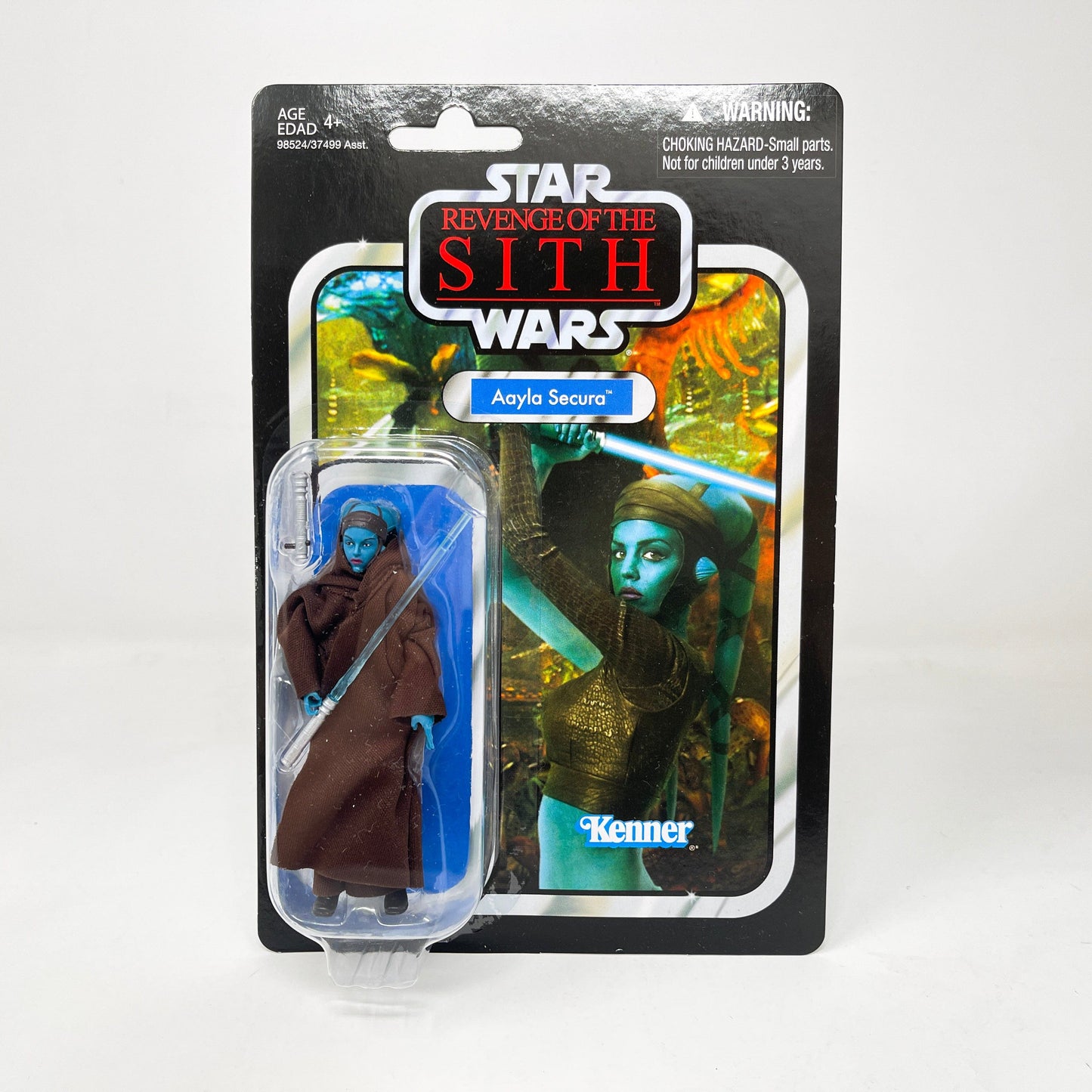 Vintage Hasbro Star Wars Vintage Collection Carded VC058 Aayla Secura - ROTS (2011) - Canadian Offerless - The Vintage Collection