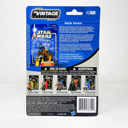 Vintage Hasbro Star Wars Vintage Collection Carded VC058 Aayla Secura - ROTS (2011) - Canadian Offerless - The Vintage Collection