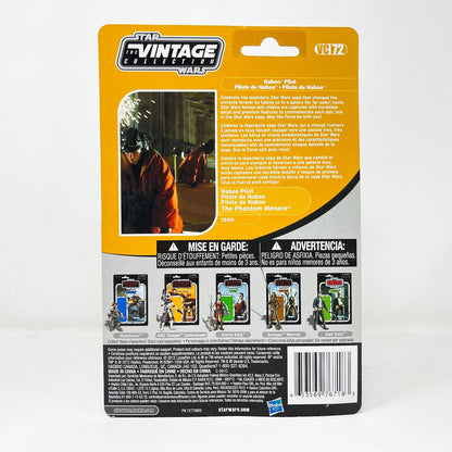 Vintage Hasbro Star Wars Vintage Collection Carded VC072 Naboo Pilot - Canadian Cardback - The Vintage Collection
