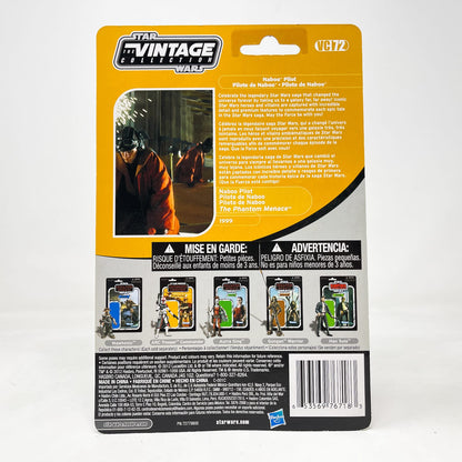 Vintage Hasbro Star Wars Vintage Collection Carded VC072 Naboo Pilot - Canadian Cardback - The Vintage Collection