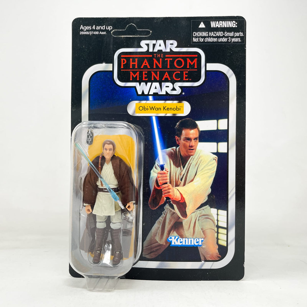 Vintage Hasbro Star Wars Vintage Collection Carded VC076 Obi-Wan Kenobi Offerless - TPM (2012) - The Vintage Collection