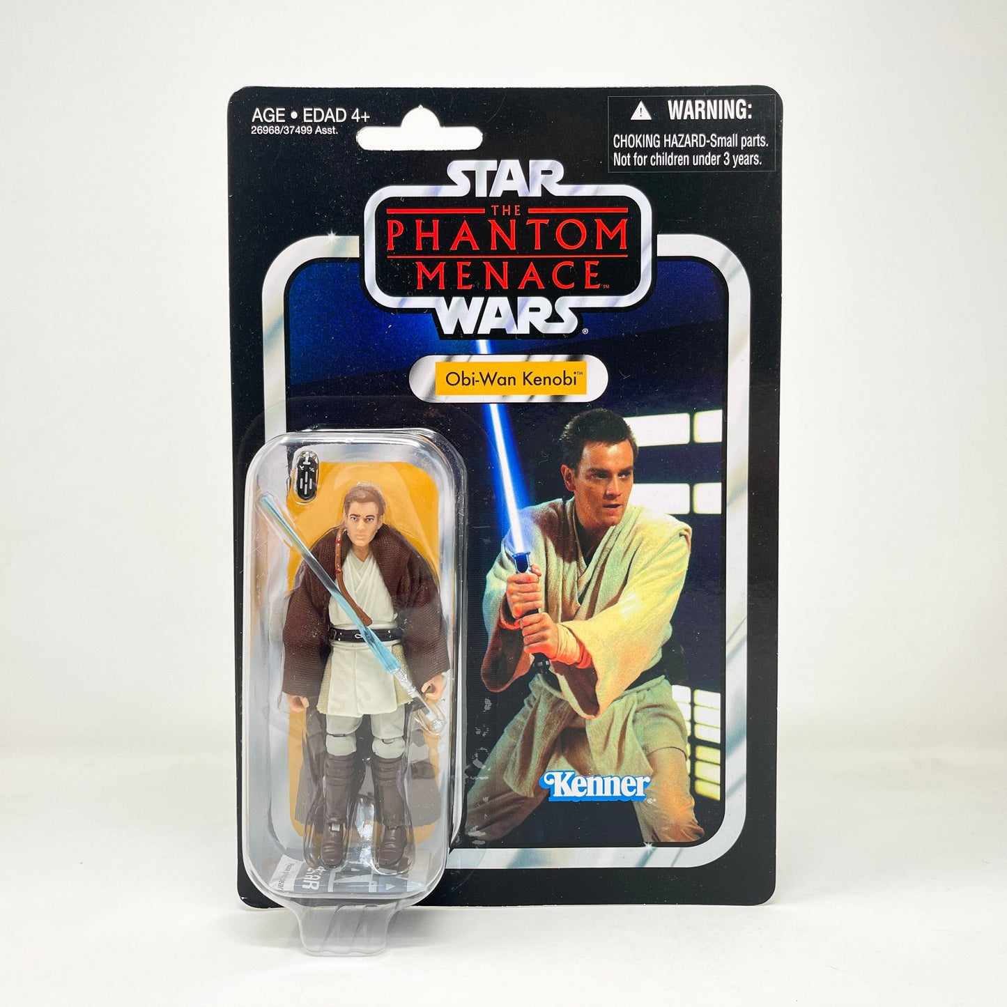 Vintage Hasbro Star Wars Vintage Collection Carded VC076 Obi-Wan Kenobi - TPM (2012) - Canadian Offerless - The Vintage Collection