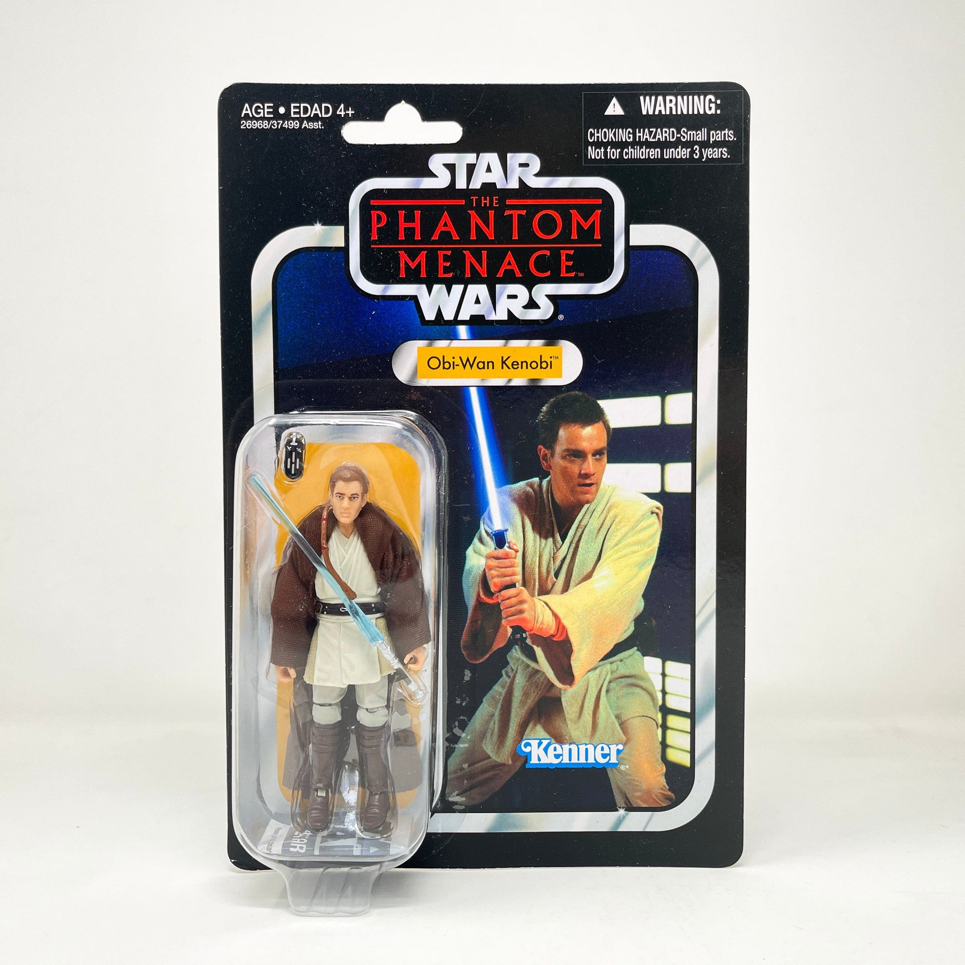 Vintage Hasbro Star Wars Vintage Collection Carded VC076 Obi-Wan Kenobi - TPM (2012) - Canadian Offerless - The Vintage Collection