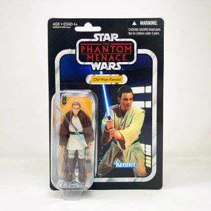 Vintage Hasbro Star Wars Vintage Collection Carded VC076 Obi-Wan Kenobi - TPM (2012) - Canadian Offerless - The Vintage Collection