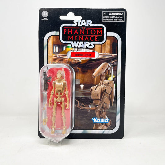 Vintage Hasbro Star Wars Vintage Collection Carded VC078 Battle Droid (2021 Reissue) - The Vintage Collection Hasbro Star Wars