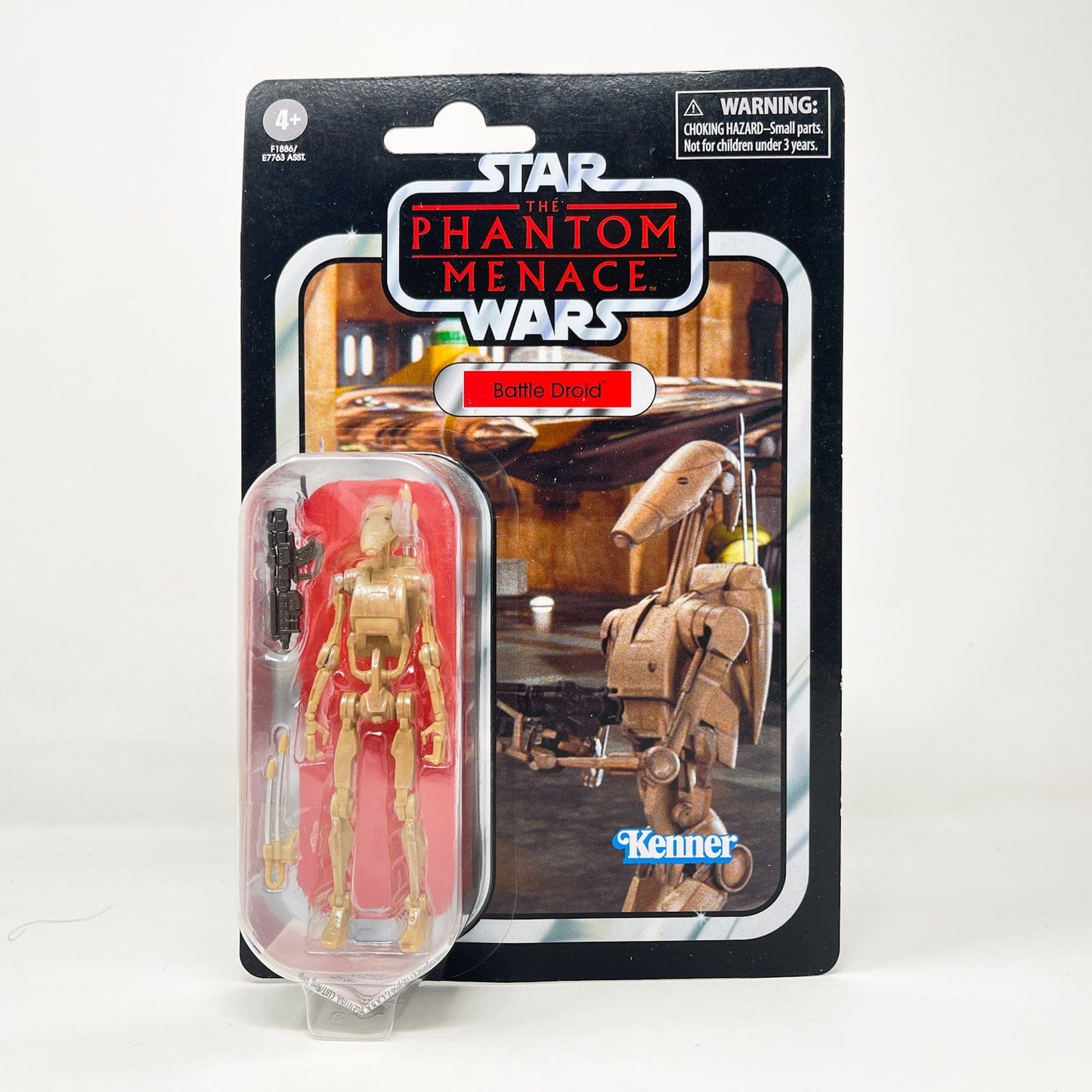 Vintage Hasbro Star Wars Vintage Collection Carded VC078 Battle Droid (2021 Reissue) - The Vintage Collection Hasbro Star Wars
