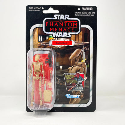 Vintage Hasbro Star Wars Vintage Collection Carded VC078 Battle Droid - TPM (2012) Canadian w/ Maul Offer - The Vintage Collection