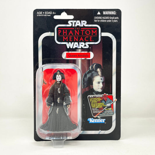 Vintage Hasbro Star Wars Vintage Collection Carded VC084 Queen Amidala - TPM (2012) Canadian w/ Maul Offer - The Vintage Collection