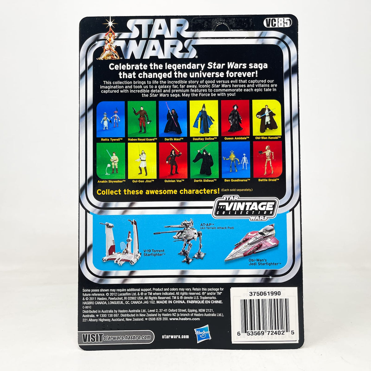 Vintage Hasbro Star Wars Vintage Collection Carded VC085 Quinlan Vos - TPM (2011) w/ Maul Offer - The Vintage Collection