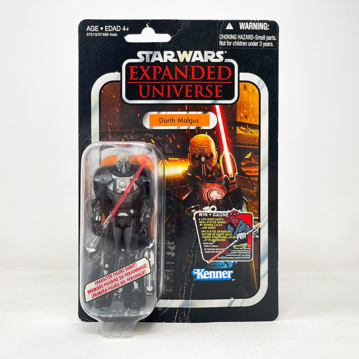 Vintage Hasbro Star Wars Vintage Collection Carded VC096 Darth Malgus - KOTOR (2012) Canadian Cardback - Hasbro Vintage Collection