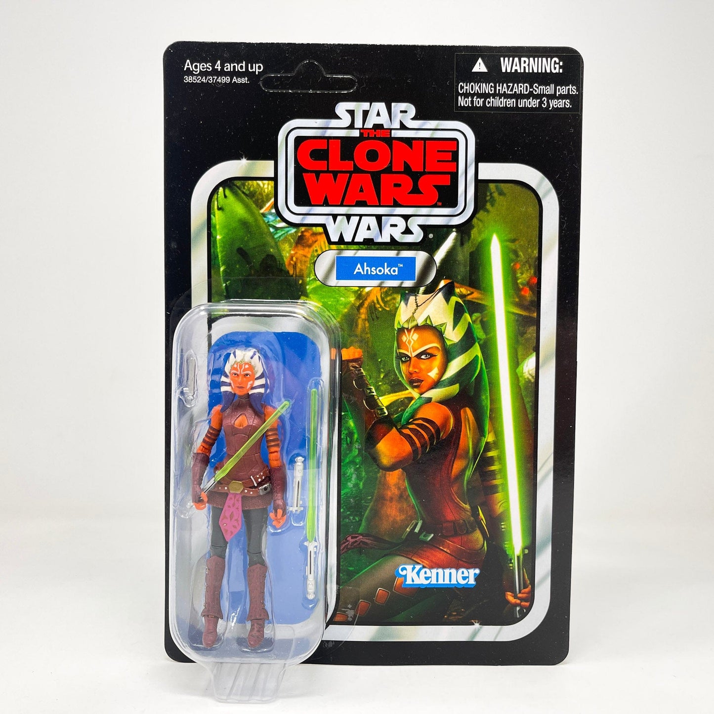Vintage Hasbro Star Wars Vintage Collection Carded VC102 Ahsoka - 2012 Unpunched - The Vintage Collection Hasbro Star Wars