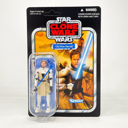 Vintage Hasbro Star Wars Vintage Collection Carded VC103 Obi-Wan Kenobi - Clone Wars (2012) - Hasbro Vintage Collection