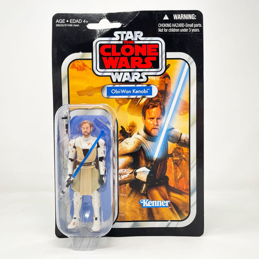 Vintage Hasbro Star Wars Vintage Collection Carded VC103 Obi-Wan Kenobi - Clone Wars Canadian Cardback - Hasbro The Vintage Collection (2020)
