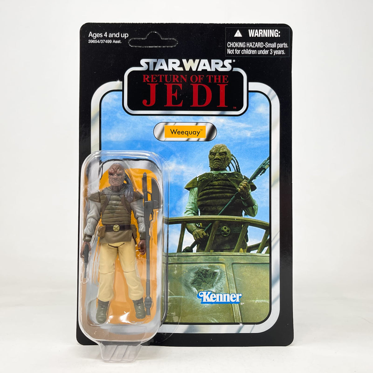 Vintage Hasbro Star Wars Vintage Collection Carded VC107 Weequay (ROTJ) 2012 Unpunched - The Vintage Collection Hasbro Star Wars