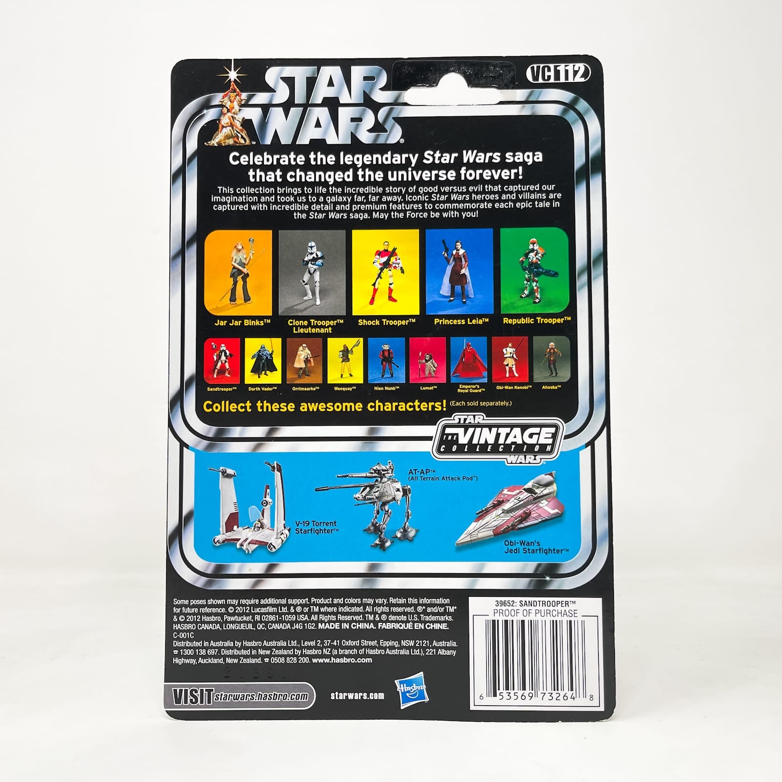 Vintage Hasbro Star Wars Vintage Collection Carded VC112 Sandtrooper - Star Wars - The Vintage Collection (2012)