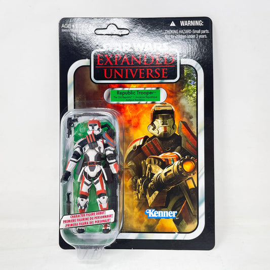 Vintage Hasbro Star Wars Vintage Collection Carded VC113 Republic Trooper - The Old Republic - Canadian Cardback - Hasbro Vintage Collection (2012)