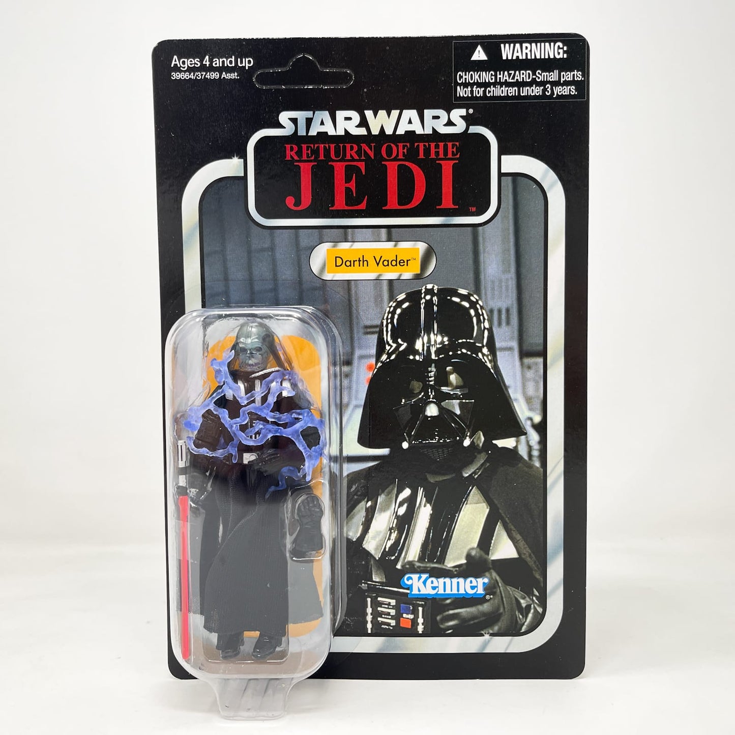 Vintage Hasbro Star Wars Vintage Collection Carded VC115 Darth Vader (Force Lightning - ROTJ) - The Vintage Collection Hasbro Star Wars