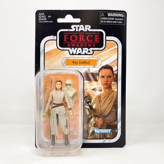 Vintage Hasbro Star Wars Vintage Collection Carded VC116 Rey - Jakku (TFA) - The Vintage Collection Hasbro Star Wars