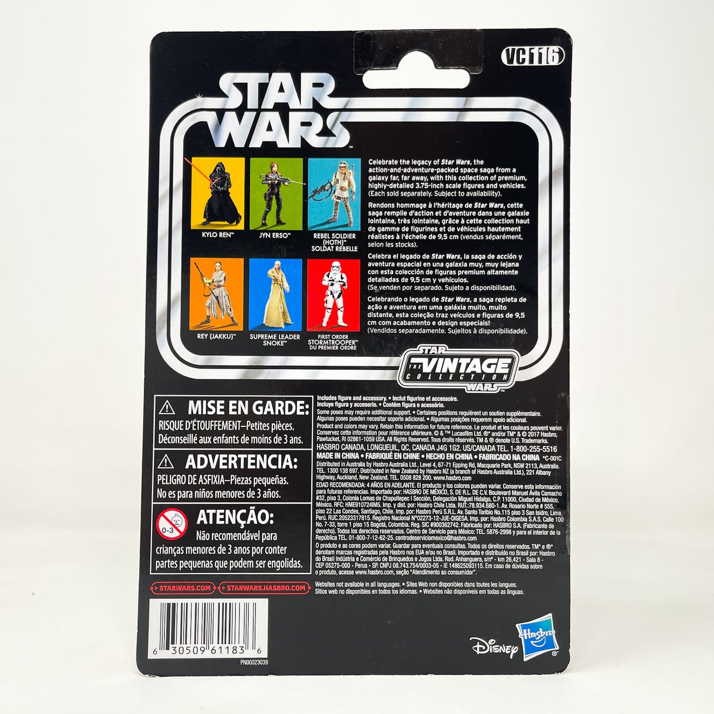 Vintage Hasbro Star Wars Vintage Collection Carded VC116 Rey - Jakku (TFA) - The Vintage Collection Hasbro Star Wars