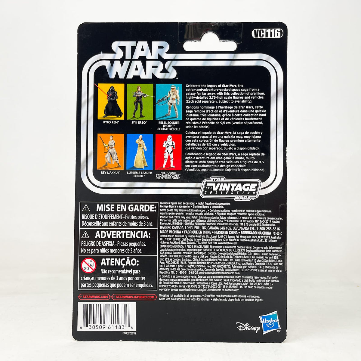 Vintage Hasbro Star Wars Vintage Collection Carded VC116 Rey - Jakku (TFA) - The Vintage Collection Hasbro Star Wars