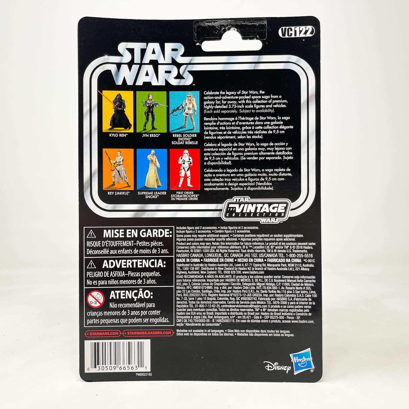 Vintage Hasbro Star Wars Vintage Collection Carded VC122 Rey (Island Journey) 2018 - Habsro Vintage Collection