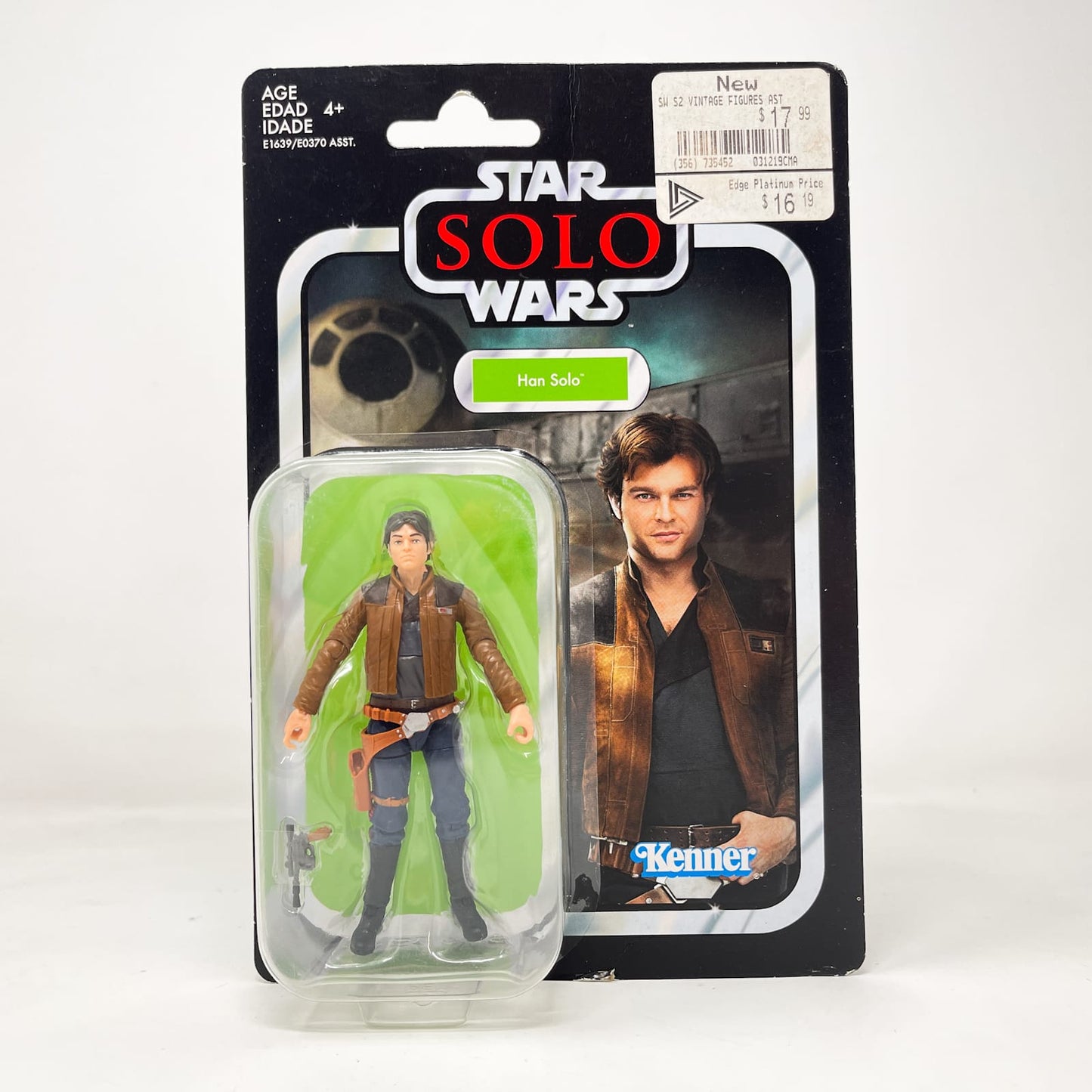 Vintage Hasbro Star Wars Vintage Collection Carded VC124 Han Solo (SOLO) - The Vintage Collection