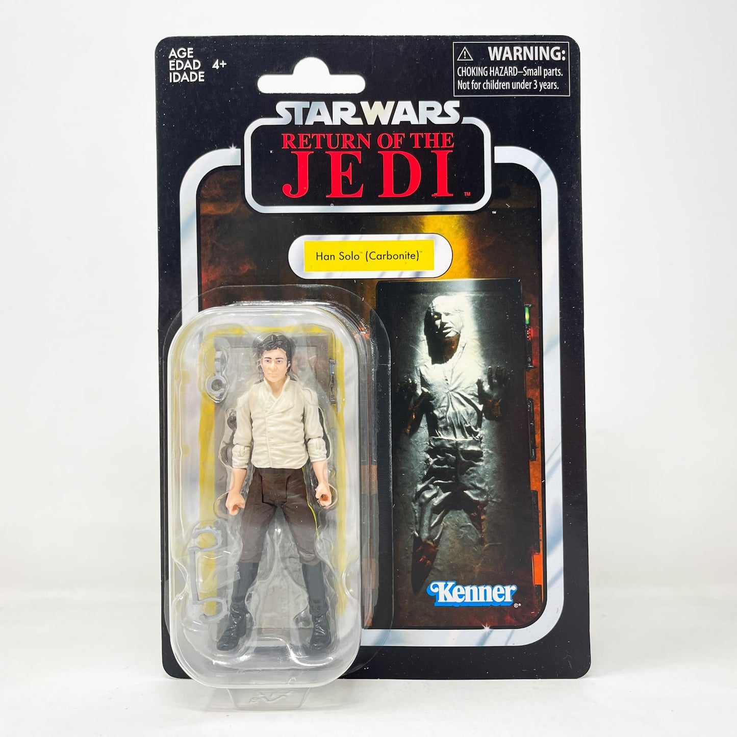 Vintage Hasbro Star Wars Vintage Collection Carded VC136 Han Solo (Carbonite) 2018 - Habsro Vintage Collection