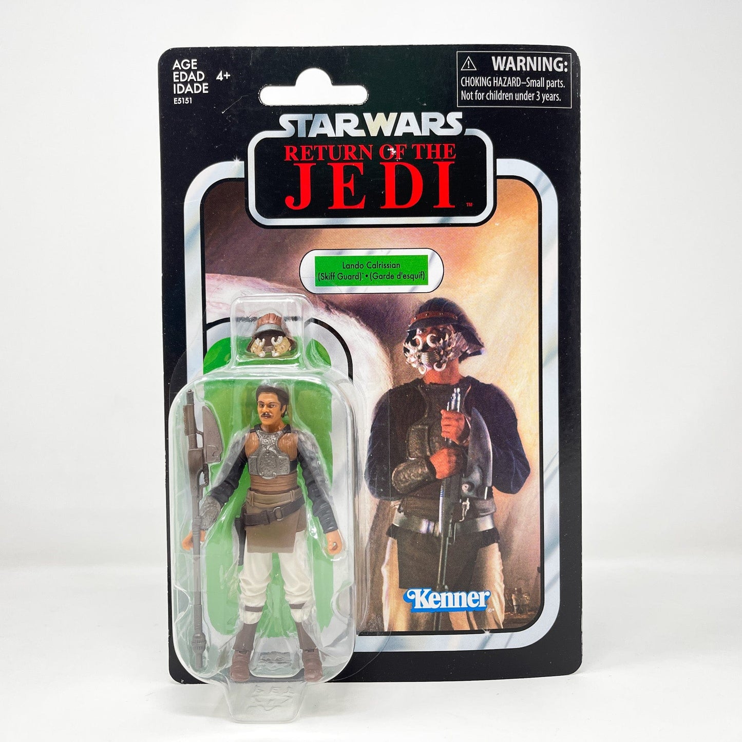 Vintage Hasbro Star Wars Vintage Collection Carded VC144 Lando Calrissian - Skiff Guard (2018) - The Vintage Collection Hasbro Star Wars