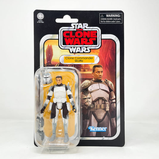 Vintage Hasbro Star Wars Vintage Collection Carded VC168 Clone Commander Wolffe (Clone Wars) - The Vintage Collection