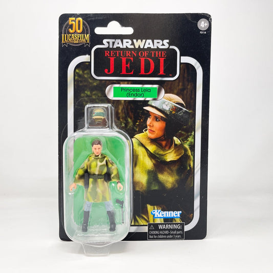 Vintage Hasbro Star Wars Vintage Collection Carded VC191 Princess Leia - Endor (ROTJ) - The Vintage Collection Hasbro Star Wars
