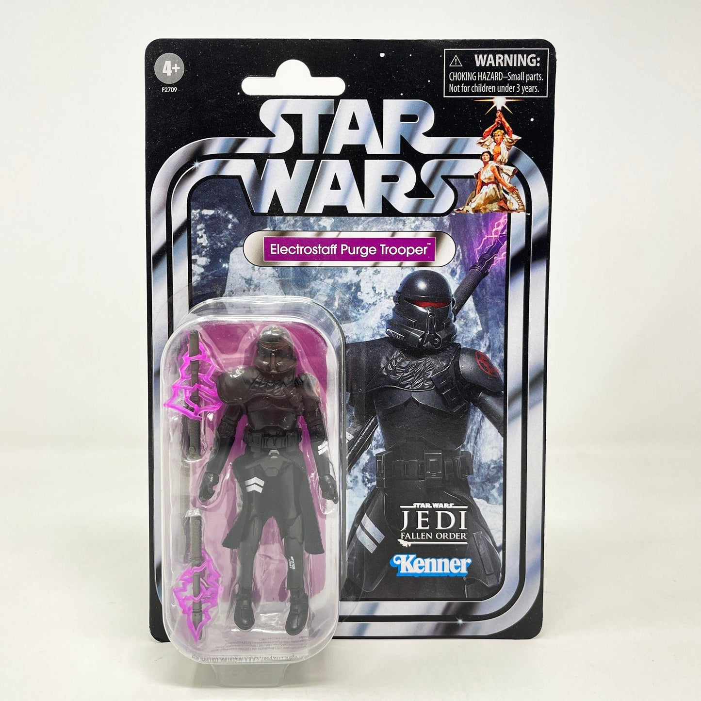 Vintage Hasbro Star Wars Vintage Collection Carded VC195 Electrostaff Purge Trooper - Jedi Fallen Order (2021) - The Vintage Collection