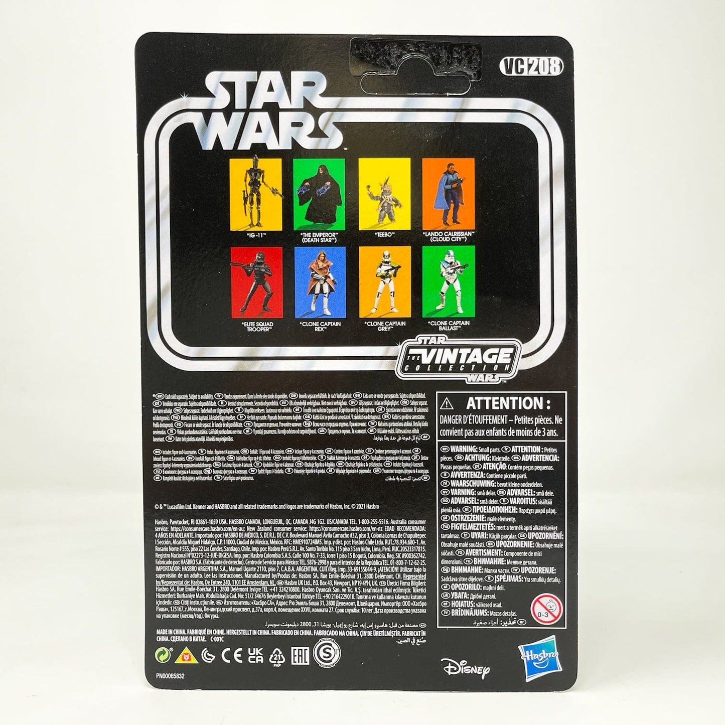 Vintage Hasbro Star Wars Vintage Collection Carded VC208 Clone Captain Rex (Bad Batch) Unpunched - The Vintage Collection Hasbro Star Wars