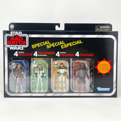 Vintage Hasbro Star Wars Vintage Collection Carded VC208 - VC211 Bad Batch Special 4-pack - The Vintage Collection