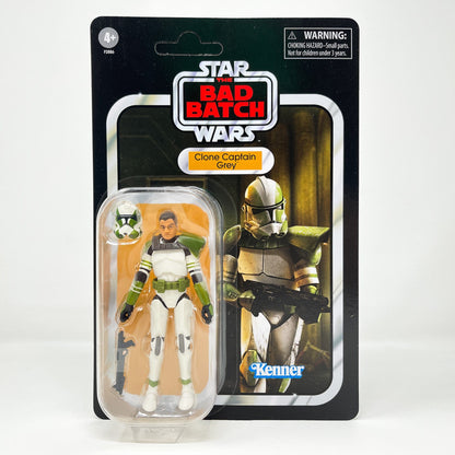 Vintage Hasbro Star Wars Vintage Collection Carded VC209 Clone Captain Grey (Bad Batch Special 4-Pack) - The Vintage Collection Hasbro Star Wars