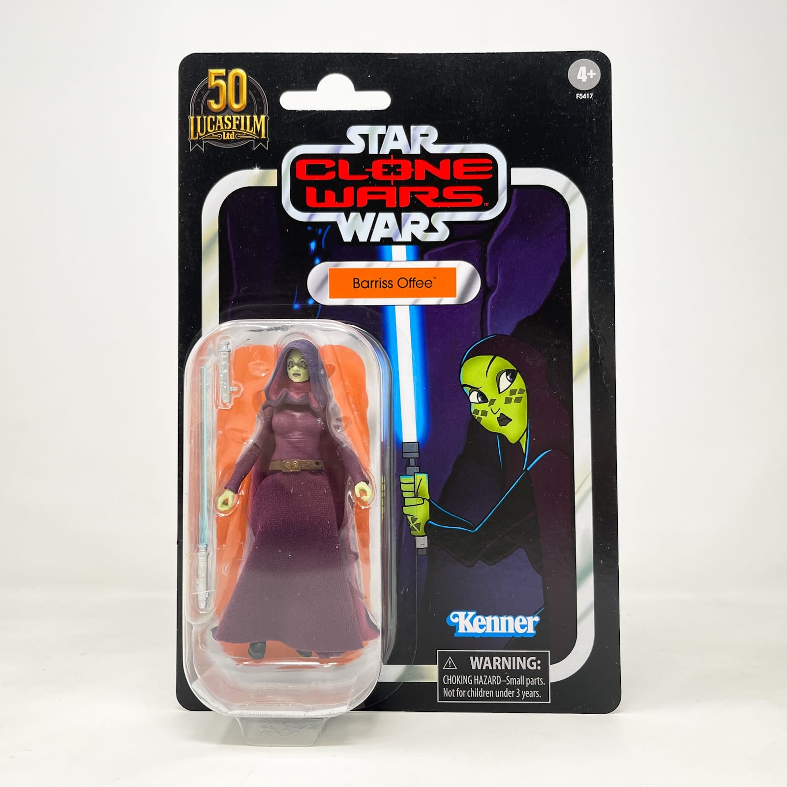 Vintage Hasbro Star Wars Vintage Collection Carded VC214 Barriss Offee (Clone Wars) - The Vintage Collection Hasbro Star Wars