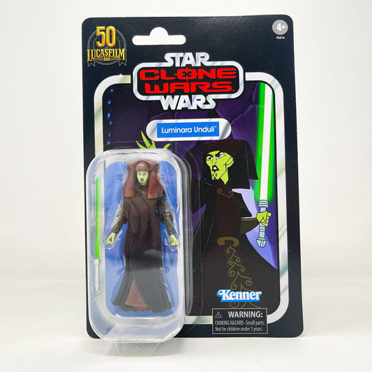 Vintage Hasbro Star Wars Vintage Collection Carded VC215 Luminara Unduli (Clone Wars) - The Vintage Collection Hasbro Star Wars