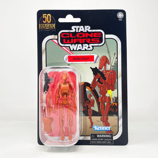 Vintage Hasbro Star Wars Vintage Collection Carded VC216 Battle Droid (Tartakovsky) - The Vintage Collection Hasbro Star Wars