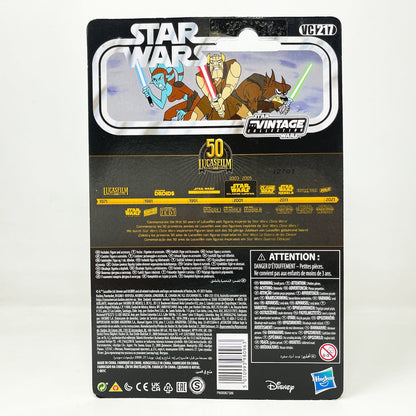 Vintage Hasbro Star Wars Vintage Collection Carded VC217 Aayla Secura (Tartakovsky) - The Vintage Collection Hasbro Star Wars