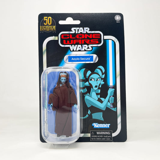 Vintage Hasbro Star Wars Vintage Collection Carded VC217 Aayla Secura (Tartakovsky) - The Vintage Collection Hasbro Star Wars