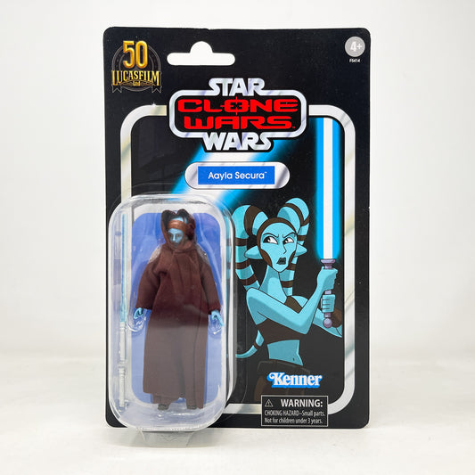 Vintage Hasbro Star Wars Vintage Collection Carded VC217 Aayla Secura (Tartakovsky) - The Vintage Collection Hasbro Star Wars