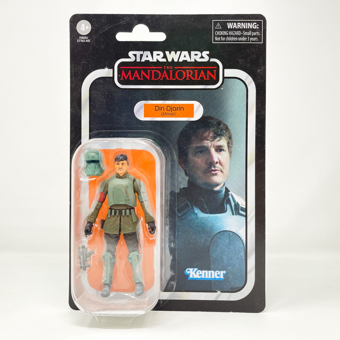 Vintage Hasbro Star Wars Vintage Collection Carded VC251 Din Djarin (Morak) - The Vintage Collection Hasbro Star Wars