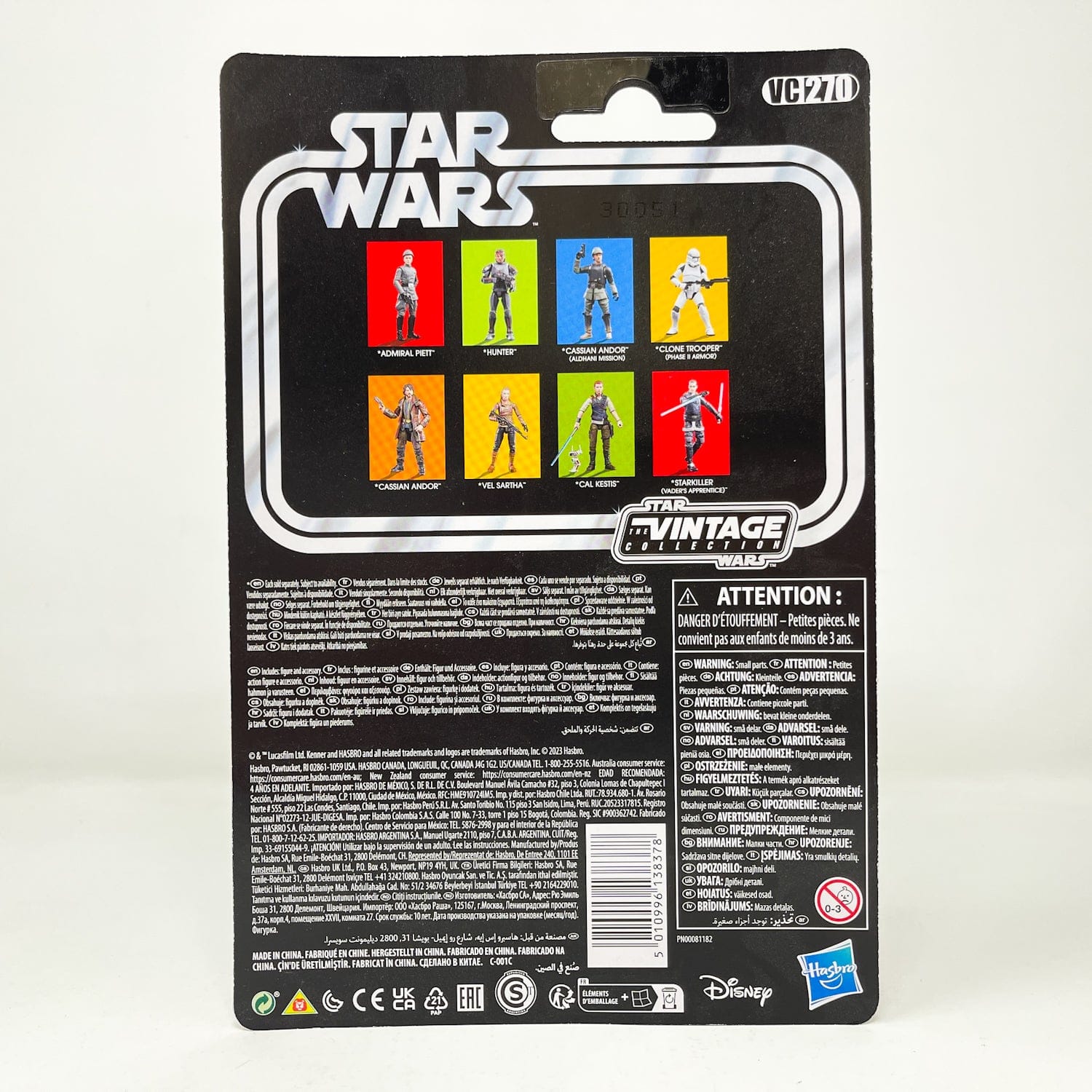 Vintage Hasbro Star Wars Vintage Collection Carded VC270 Admiral Piett - The Vintage Collection Hasbro Star Wars