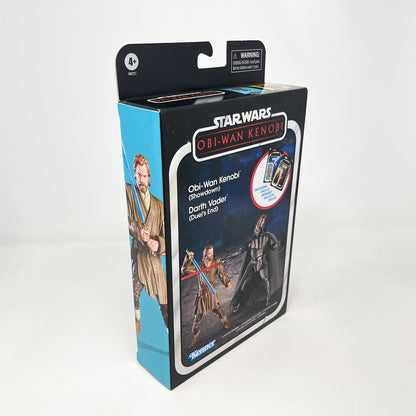 Vintage Hasbro Star Wars Vintage Collection Carded VC290 Obi-Wan Kenobi & VC291 Darth Vader Showdown 2 Pack (2023)- The Vintage Collection