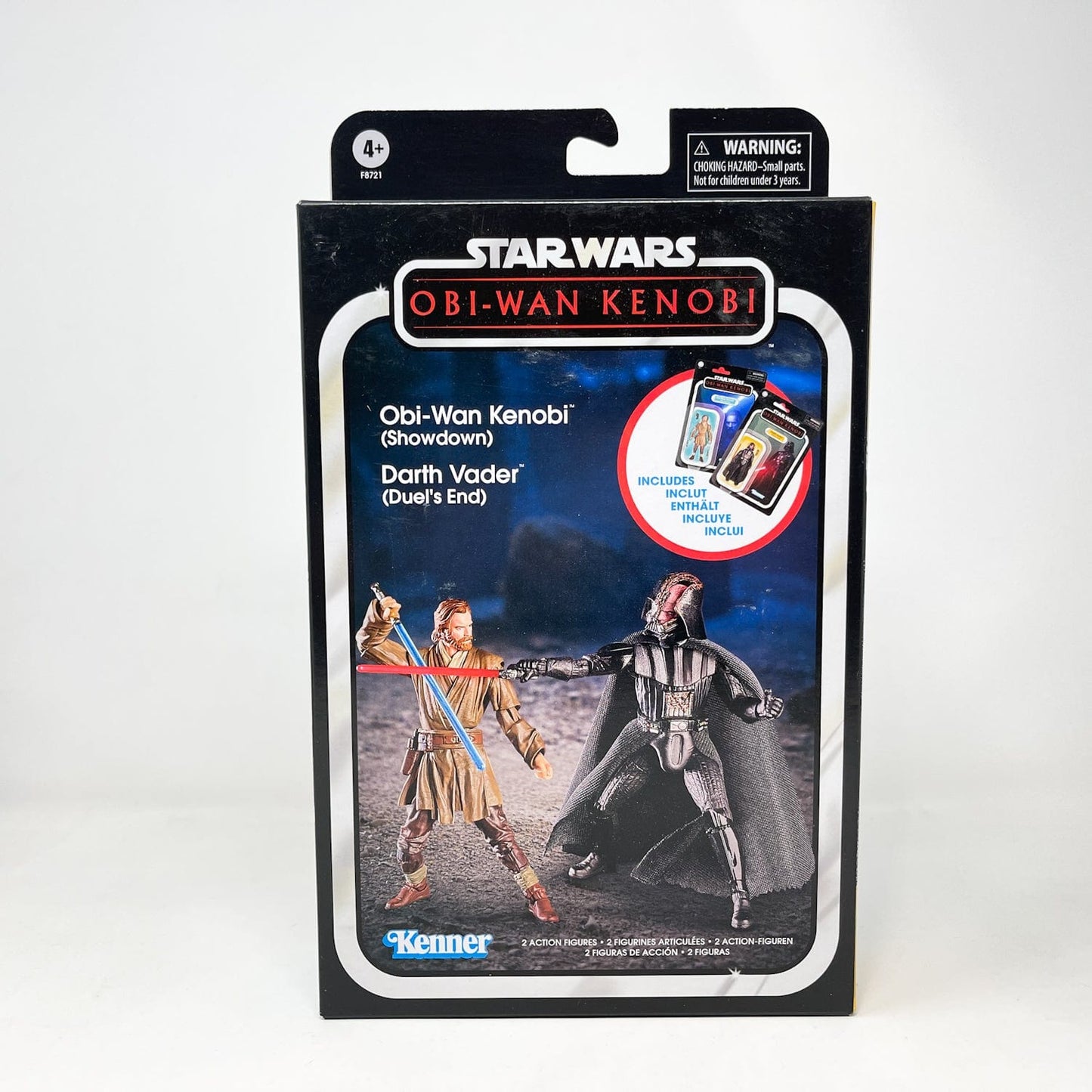 Vintage Hasbro Star Wars Vintage Collection Carded VC290 Obi-Wan Kenobi & VC291 Darth Vader Showdown 2 Pack (2023)- The Vintage Collection