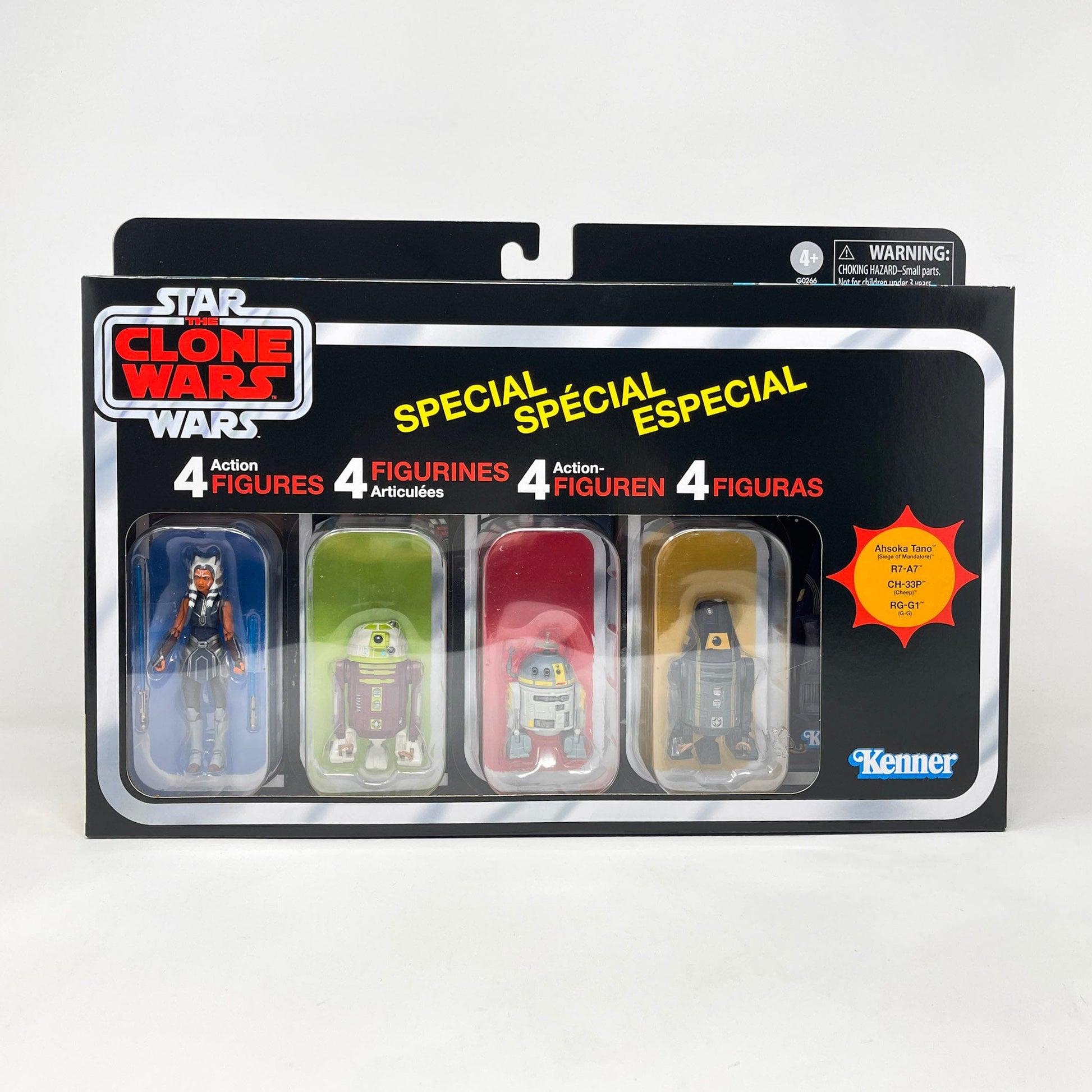 Vintage Hasbro Star Wars Vintage Collection Carded VC322 - VC324 and VC202 (2024) Escape from Order 66 CLONE WARS 4-pack - The Vintage Collection Hasbro Star Wars